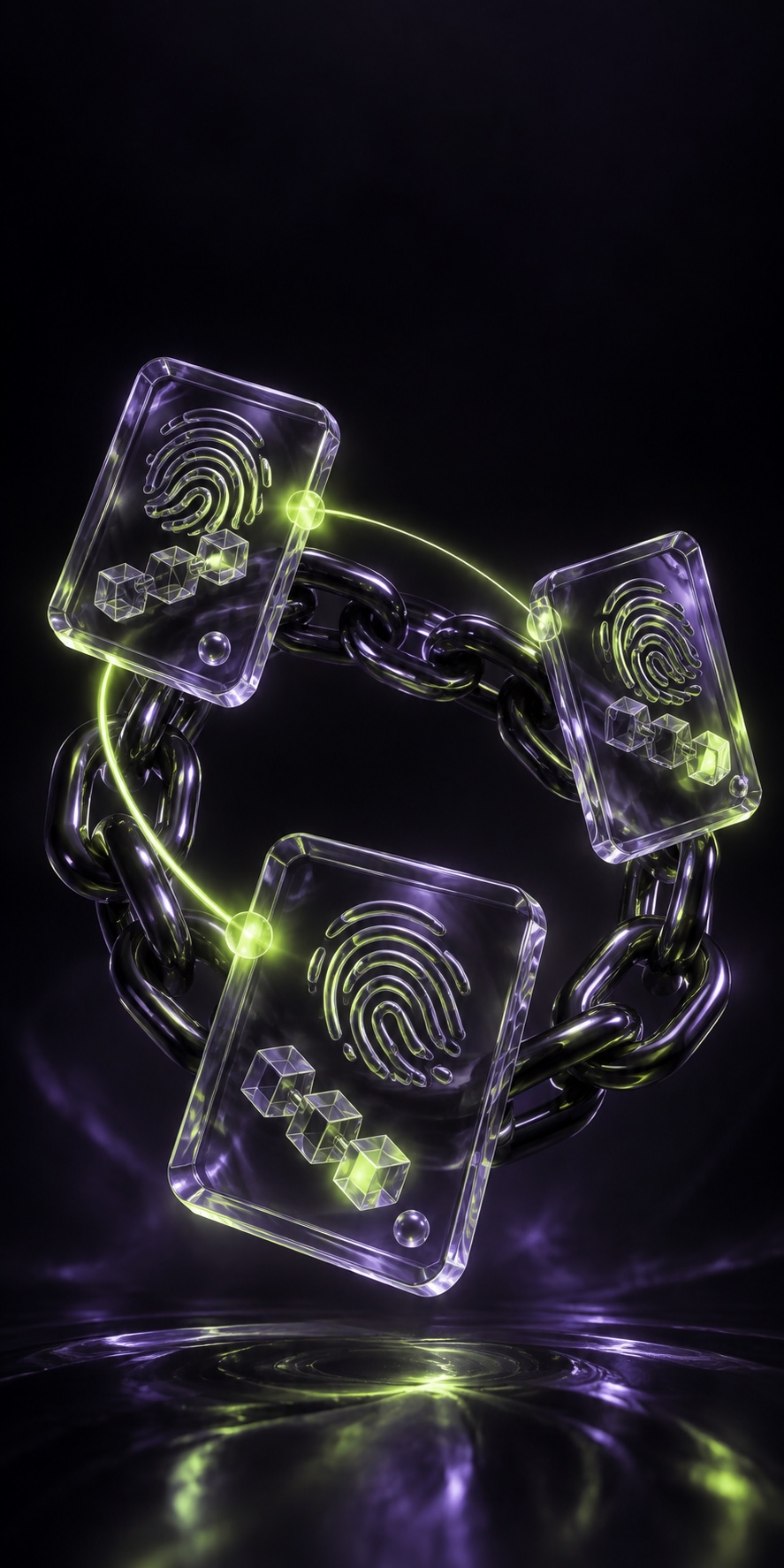 Linked digital provenance credentials with cryptographic fingerprints